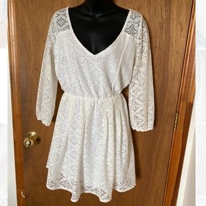 Hollister White Lace Dress
